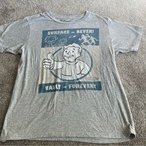 2016 Fall Out Video Game T Shirt Boys Large Bethesda Loot Crate Apocalypse